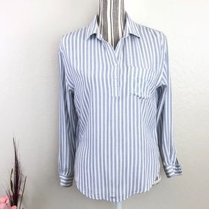 Rails Elle Popover Shirt Top Admiral Stripe